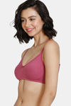 Zivame Beautiful Basics Double Layered Non Wired 3/4th Coverage T-Shirt Bra - Malaga — thumbnail 3