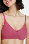 Zivame Beautiful Basics Double Layered Non Wired 3/4th Coverage T-Shirt Bra - Malaga — thumbnail 4