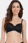 Zivame Padded Non Wired 3/4Th Coverage T-Shirt Bra - Anthracite — thumbnail 3