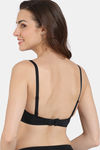 Zivame Padded Non Wired 3/4Th Coverage T-Shirt Bra - Anthracite — thumbnail 4