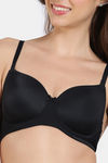 Zivame Padded Non Wired 3/4Th Coverage T-Shirt Bra - Anthracite — thumbnail 6