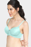 Zivame Padded Non Wired 3/4Th Coverage T-Shirt Bra - Cabbage — thumbnail 5