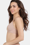 Zivame Padded Non Wired 3/4Th Coverage T-Shirt Bra - Roebuck — thumbnail 5