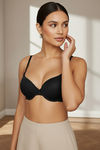 Zivame Push-Up Wired Medium Coverage T-Shirt Bra - Anthracite — thumbnail 2