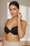 Zivame Push-Up Wired Medium Coverage T-Shirt Bra - Anthracite — thumbnail 5