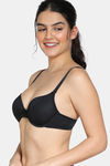 Zivame Push-Up Wired Medium Coverage T-Shirt Bra - Anthracite2 — thumbnail 3