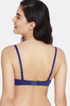 Zivame Push-Up Wired Medium Coverage T-Shirt Bra - Blue Ribbon — thumbnail 2
