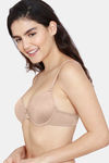Zivame Push-Up Wired Medium Coverage T-Shirt Bra - Roebuck — thumbnail 3
