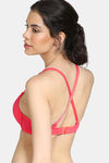 Zivame Push-Up Wired Medium Coverage T-Shirt Bra - Teaberry — thumbnail 3