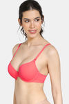 Zivame Push-Up Wired Medium Coverage T-Shirt Bra - Teaberry — thumbnail 4