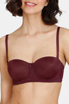 Zivame Beautiful Basics Padded Wired 3/4th Coverage Strapless Bra - Fig — thumbnail 7