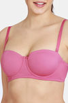 Zivame Beautiful Basics Padded Wired 3/4th Coverage Strapless Bra - Malaga — thumbnail 7