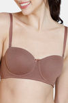 Zivame Beautiful Basics Padded Wired 3/4th Coverage Strapless Bra - Nutmeg — thumbnail 7