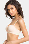 Zivame Beautiful Basics Padded Wired 3/4th Coverage Strapless Bra - Roebuck — thumbnail 5