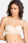 Zivame Beautiful Basics Padded Wired 3/4th Coverage Strapless Bra - Roebuck — thumbnail 6