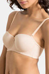 Zivame Beautiful Basics Padded Wired 3/4th Coverage Strapless Bra - Roebuck — thumbnail 7