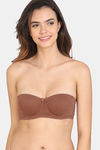 Zivame Beautiful Basics Padded Wired Medium Coverage Strapless Bra - Nutmeg — thumbnail 1