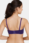 Zivame Beautiful Basics Padded Wired Medium Coverage Strapless Bra - Parachute Purple — thumbnail 3