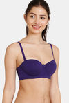 Zivame Beautiful Basics Padded Wired Medium Coverage Strapless Bra - Parachute Purple — thumbnail 4