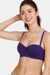 Zivame Beautiful Basics Padded Wired Medium Coverage Strapless Bra - Parachute Purple — thumbnail 5