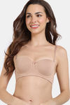 Zivame Beautiful Basics Padded Wired Medium Coverage Strapless Bra - Roebuck — thumbnail 5