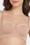 Zivame Beautiful Basics Padded Wired Medium Coverage Strapless Bra - Roebuck — thumbnail 6