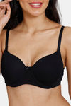 Zivame Padded Wired 3/4Th Coverage T-Shirt Bra - Anthracite — thumbnail 6