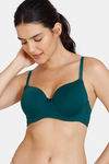 Zivame Padded Wired 3/4Th Coverage T-Shirt Bra - Botanical Garden — thumbnail 1