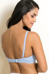 Zivame Padded Wired 3/4Th Coverage T-Shirt Bra - Brunerra Blue — thumbnail 2