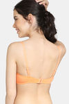 Zivame Padded Wired 3/4Th Coverage T-Shirt Bra - Cantaloupe — thumbnail 2