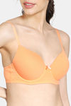 Zivame Padded Wired 3/4Th Coverage T-Shirt Bra - Cantaloupe — thumbnail 4