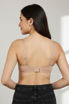 Zivame Padded Wired 3/4Th Coverage T-Shirt Bra - Nude — thumbnail 2