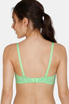 Zivame Padded Wired 3/4Th Coverage T-Shirt Bra - Paradise Green — thumbnail 2