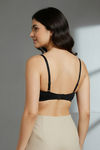 Zivame Padded Non Wired 3/4th Coverage T-Shirt Bra - Anthracite — thumbnail 2