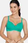 Zivame Padded Non Wired 3/4th Coverage T-Shirt Bra - Billiard — thumbnail 1