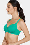 Zivame Padded Non Wired 3/4th Coverage T-Shirt Bra - Billiard — thumbnail 3