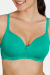 Zivame Padded Non Wired 3/4th Coverage T-Shirt Bra - Billiard — thumbnail 4