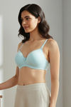 Zivame Padded Non Wired 3/4th Coverage T-Shirt Bra - Plume — thumbnail 3