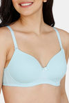 Zivame Padded Non Wired 3/4th Coverage T-Shirt Bra - Plume — thumbnail 6
