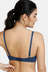 Zivame Padded Non Wired 3/4th Coverage T-Shirt Bra - Sargasso Sea — thumbnail 2