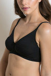 Zivame Double Layered Non Wired 3/4th Coverage T-Shirt Bra - Anthracite — thumbnail 5