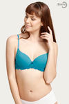 Zivame Push-Up Wired Medium Coverage Bra -  Blue — thumbnail 1