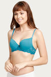 Zivame Push-Up Wired Medium Coverage Bra -  Blue — thumbnail 3