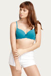 Zivame Push-Up Wired Medium Coverage Bra -  Blue — thumbnail 4