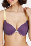 Zivame Happy Basics Wired Medium Coverage Push-Up Bra - Purple Passion — thumbnail 4