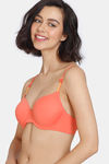 Zivame Darling Nikki Padded Wired 3/4th Coverage T-Shirt Bra - Emberglow — thumbnail 3