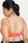 ZIvame True Curv Darling Nikki Lightly Lined Non Wired Full Coverage Minimiser Bra - Emberglow — thumbnail 2