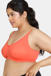 ZIvame True Curv Darling Nikki Lightly Lined Non Wired Full Coverage Minimiser Bra - Emberglow — thumbnail 3