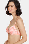 Zivame Summer Blooms Wired Medium Coverage Beach Top  - Desert Flower — thumbnail 3