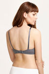 Zivame Push-Up Wired Medium Coverage Bra - Grey — thumbnail 3